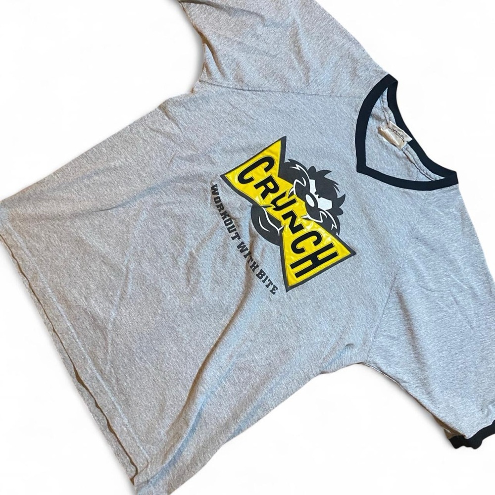 Crunch Gray T-Shirt with Black Trim